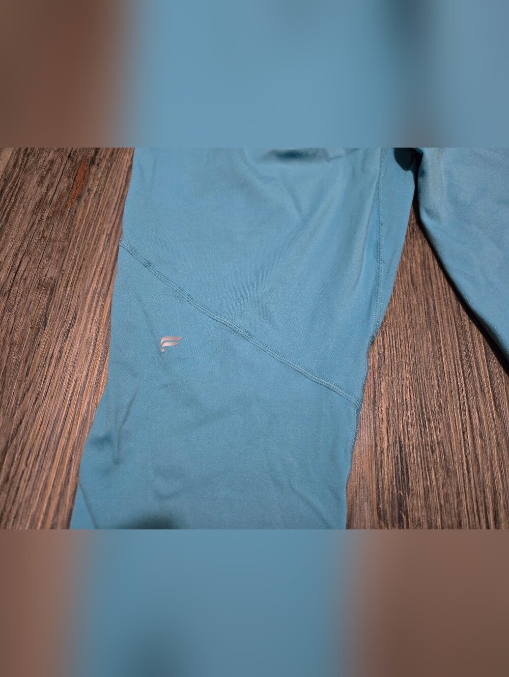 Fabletics Teal Blue High-Waist Leggings - Picture 12 of 14